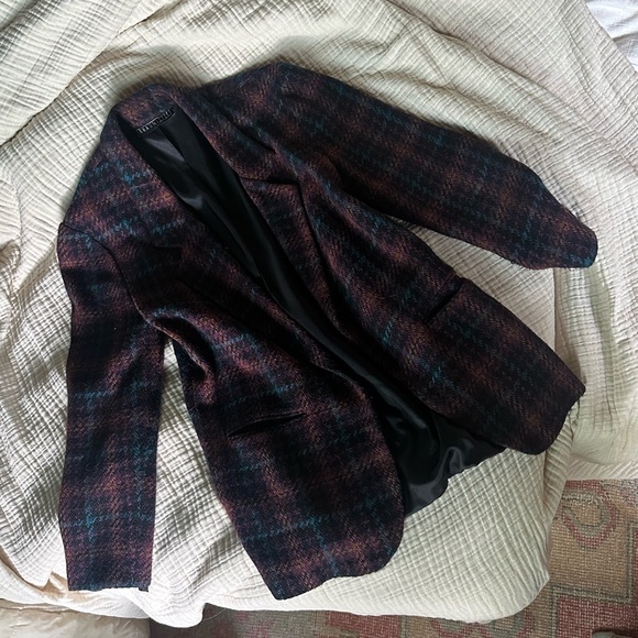 Vintage Oversized Wool Blend Blazer - Picture 4 of 6